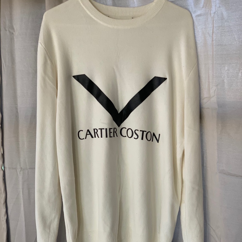 Cream Cartier coston sweatshirt